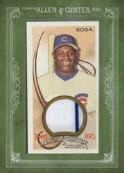 2023 Topps Allen & Ginter Framed Mini Relics Sammy Sosa #MFR-SS card