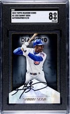 2023 Topps Diamond Icons Autographs Sammy Sosa #AC-SSO card