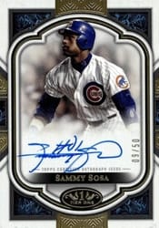 2023 Topps Tier One Next Level Autographs Sammy Sosa #NLA-SS card