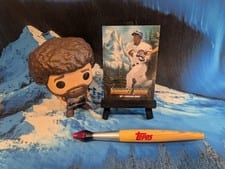 2023 Topps x Bob Ross: The Joy of Baseball Peaks of Power Sammy Sosa #PK-2 card