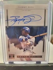 2024 Panini Impeccable Award Winning Autographs Sammy Sosa #AWA-SS card