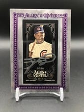 2024 Topps Allen & Ginter Mini Baseball Autograph Sammy Sosa #MA-SSO card