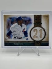 2026 Topps Tier One Jersey Number Relics Sammy Sosa #JNR-SS card