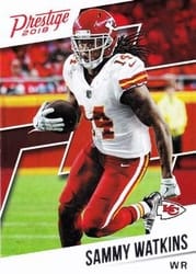 2018 Panini Prestige Base Set Sammy Watkins #86 card