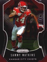 2019 Panini Prizm Base Set Sammy Watkins #208 card