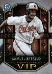 2025 Bowman Very Important Prospects Samuel Basallo #VIP-4 card