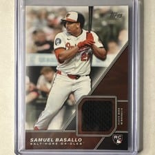 2026 Topps Major League Material Relics Samuel Basallo #MLM-BAS card