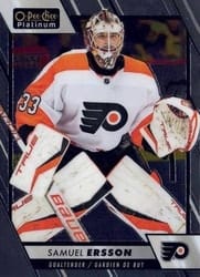 2023-24 O-Pee-Chee Platinum Base Set Samuel Ersson #172 card