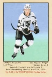 2022-23 Parkhurst Champions 51 Retros Samuel Fagemo #R-63 card