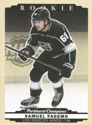 2022-23 Parkhurst Champions Base Set Samuel Fagemo #261 card