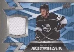 2022-23 Upper Deck Rookie Materials Samuel Fagemo #RM-SF card