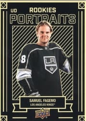 2022-23 Upper Deck UD Portraits Samuel Fagemo #P-57 card