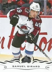 2018-19 Upper Deck Base Set Samuel Girard #49 card