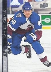 2020-21 Upper Deck Base Set Samuel Girard #47 card