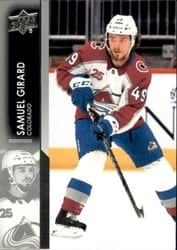 2021-22 Upper Deck Base Set Samuel Girard #47 card