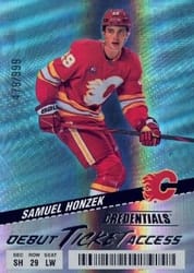 2024-25 Upper Deck Credentials Base Set Samuel Honzek #106 card