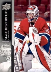 2021-22 Upper Deck Base Set Samuel Montembeault #585 card