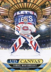 2024-25 Upper Deck UD Canvas Samuel Montembeault #C302 card
