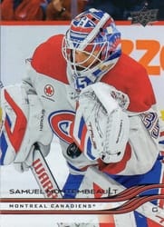 2025-26 Upper Deck Base Set Samuel Montembeault #338 card