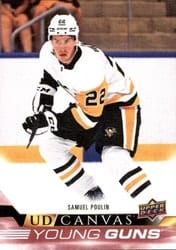 2022-23 Upper Deck UD Canvas Samuel Poulin #C213 card