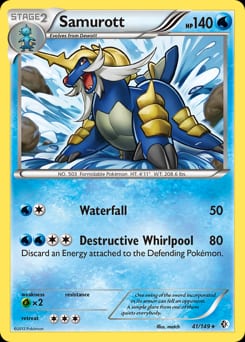 2012 Boundaries Crossed Samurott #41 card