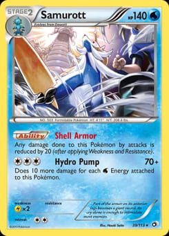 Legendary Treasures Samurott #39 card