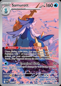 2025 White Flare Samurott #107 card