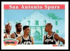 1992-93 Hoops Base Set San Antonio Spurs #289 card