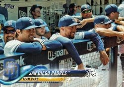 2018 Topps Base Set San Diego Padres #465 card
