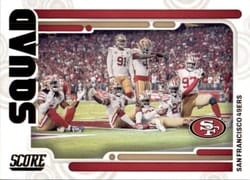 2022 Score Squad San Francisco 49ers #S17 card