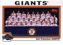 2004 Topps Base Set San Francisco Giants #662 card