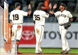 2020 Topps Base Set San Francisco Giants #405 card
