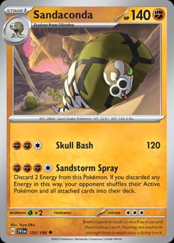 Scarlet & Violet Sandaconda #120 card