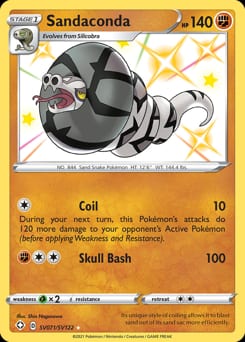 Shining Fates Shiny Vault Sandaconda #SV071 card