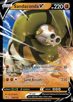 Rebel Clash Sandaconda V #108 card