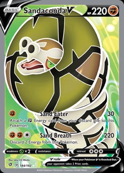 Rebel Clash Sandaconda V #184 card