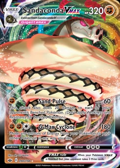 Chilling Reign Sandaconda VMAX #90 card