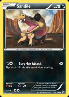 Flashfire Sandile #56 card