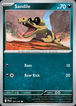 Phantasmal Flames Sandile #64 card