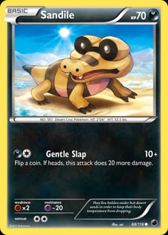 Plasma Freeze Sandile #68 card