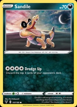Vivid Voltage Sandile #107 card
