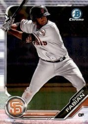 2019 Bowman Chrome Prospects Sandro Fabian #BCP-38 card