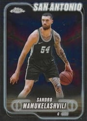 2024-25 Topps Chrome Base Set Sandro Mamukelashvili #186 card