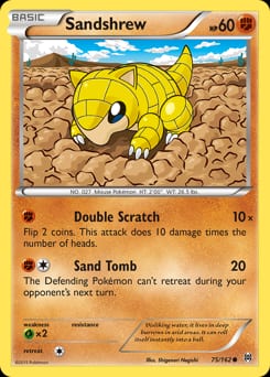 BREAKthrough Sandshrew #75 card