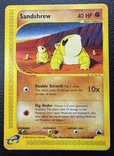 Skyridge Sandshrew #92 card