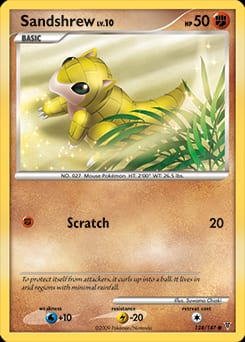 Supreme Victors Sandshrew #124 card