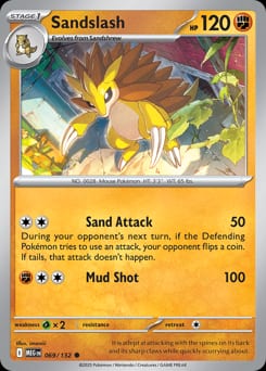 2025 Mega Evolution Sandslash #69 card