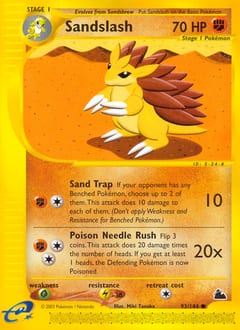 2003 Skyridge Sandslash #93 card