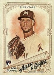2018 Topps Allen & Ginter Base Set Sandy Alcantara #334 card