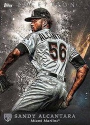2018 Topps Inception Base Set Sandy Alcantara #71 card
